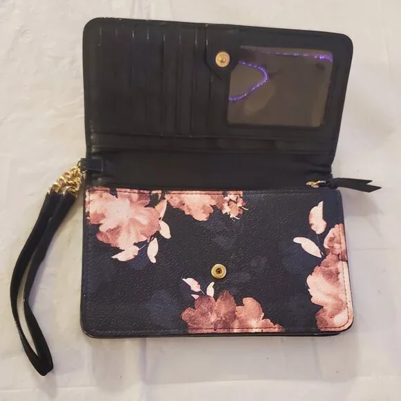 Victoria’s Secret Floral Print Wristlet Wallet - Picture 2 of 6